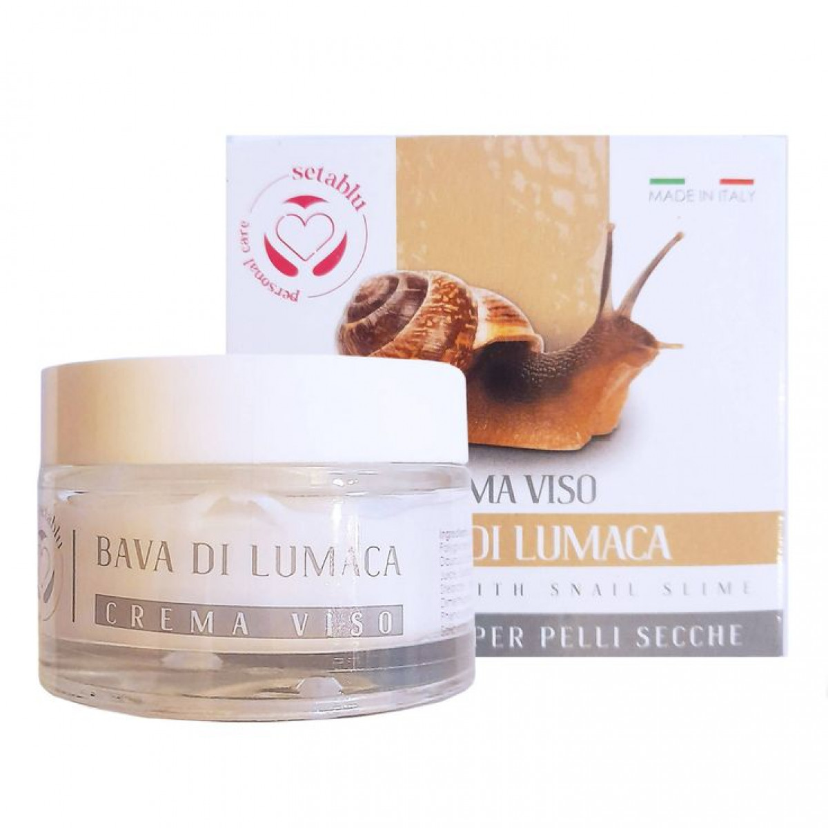 Face cream with snail slime