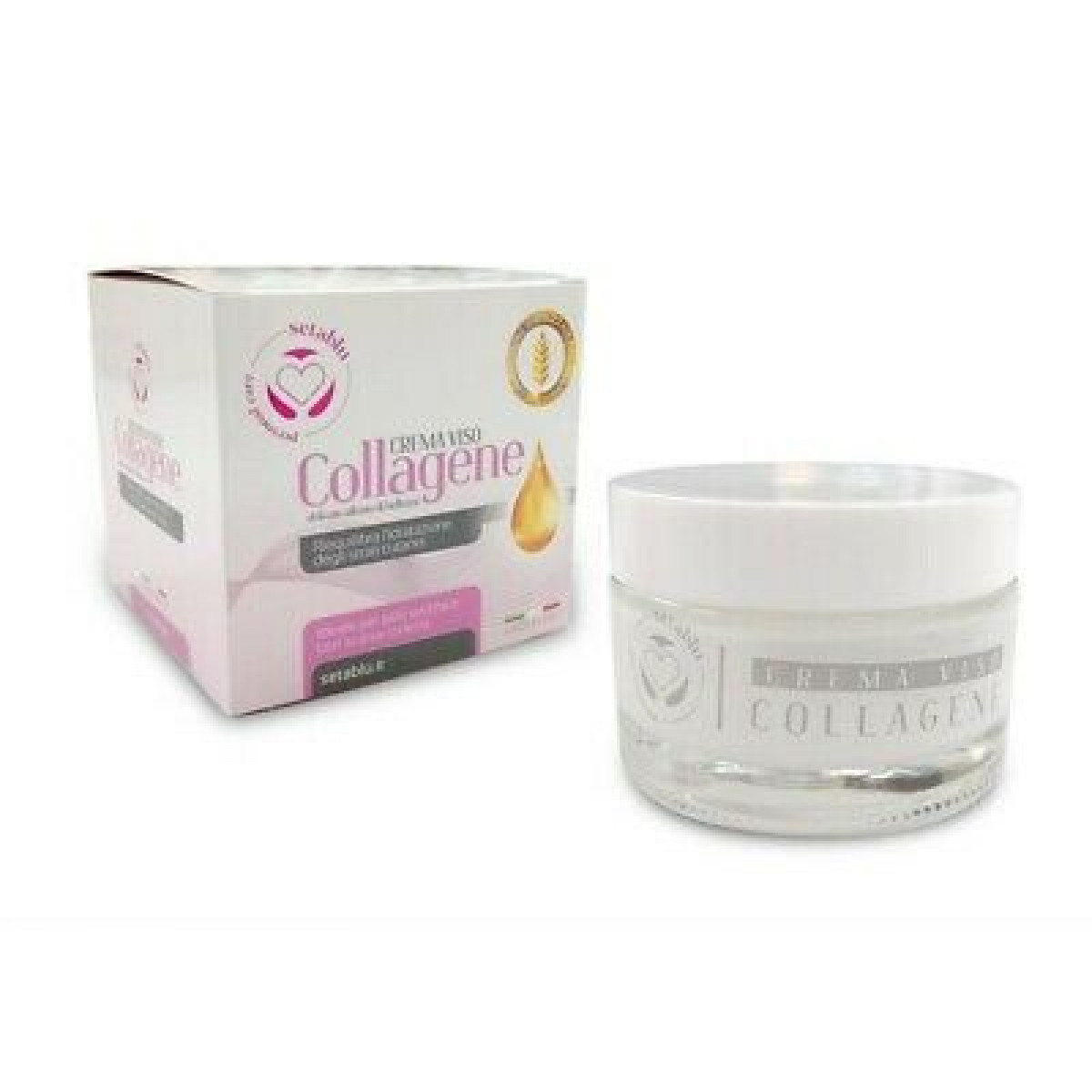 Face cream with natural collagen