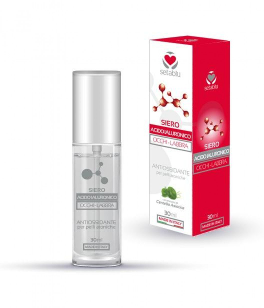 Hyaluronic acid eye and lip serum