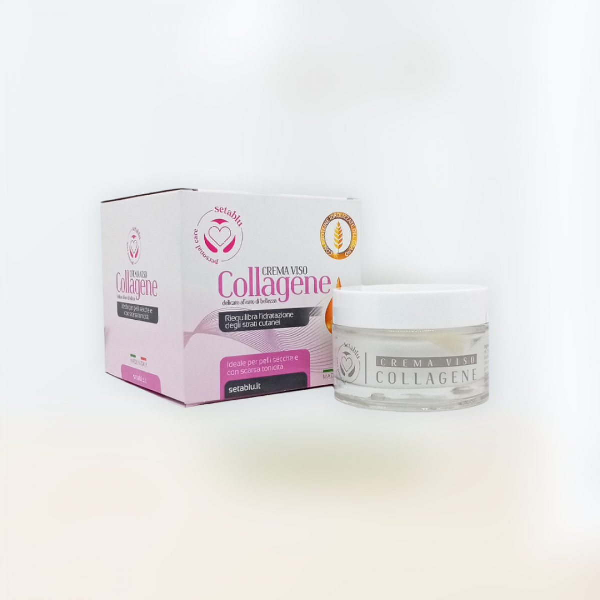 Face cream with natural collagen