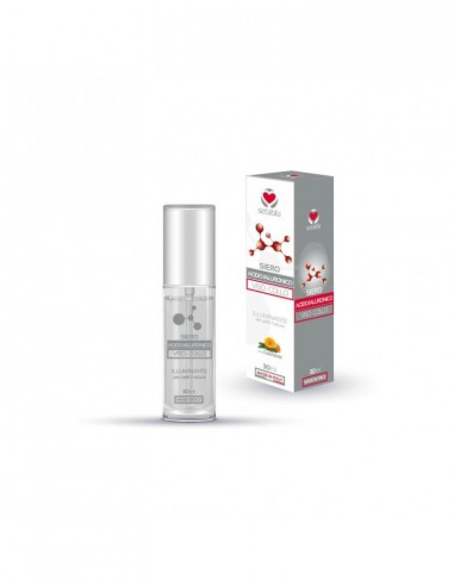 Hyaluronic acid face and neck serum